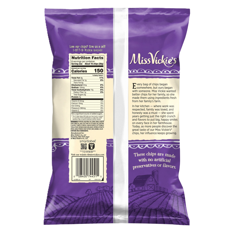 Miss Vickies Applewood Smoked BBQ 8oz