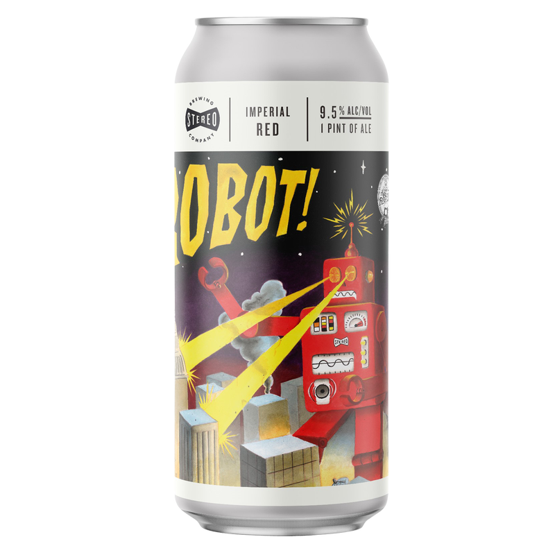 Stereo Brewing Robot Imperial Red 4pk 16oz