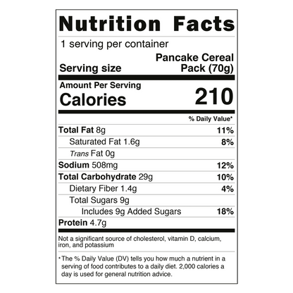 Belgian Boys Mini Pancake Cereal Snacks 4ct