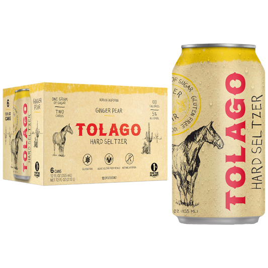 Tolago Ginger Pear Hard Seltzer 6pk 12oz Can 5.0% ABV