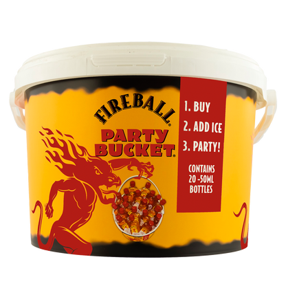 Fireball Party Bucket Malt Based 20pk 50ml (33 Proof)