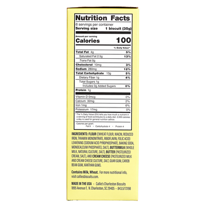 Callie's Buttermilk Biscuits - 6ct