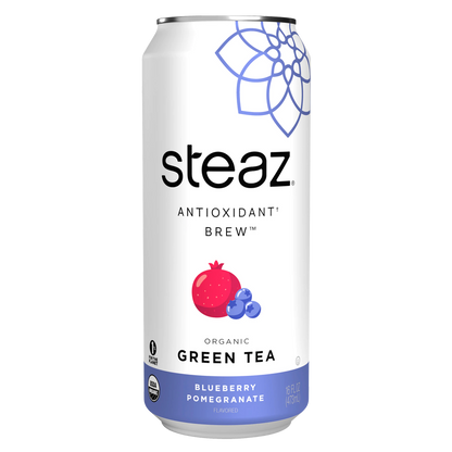 Steaz Blueberry Pomegranate Green Tea 16oz