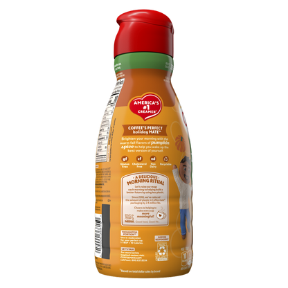 Coffee Mate Zero Sugar Pumpkin Spice Non-Dairy Creamer 32oz Btl