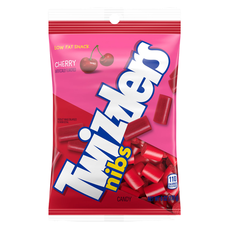 TWIZZLERS NIBS Cherry Flavored Licorice Style, 6oz
