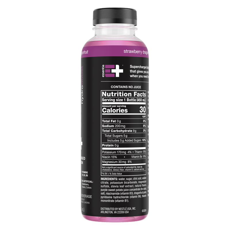 Essentia Hydroboost Strawberry Dragonfruit 15.2oz Btl