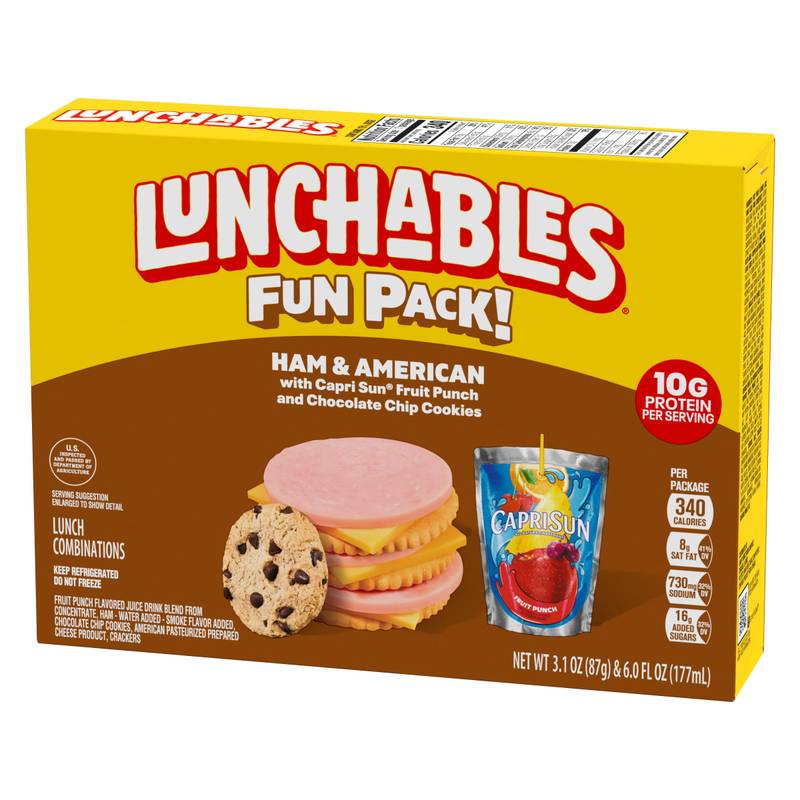 Lunchables Ham & American Cheese Lunch Combinations with Capri Sun - 9.1oz