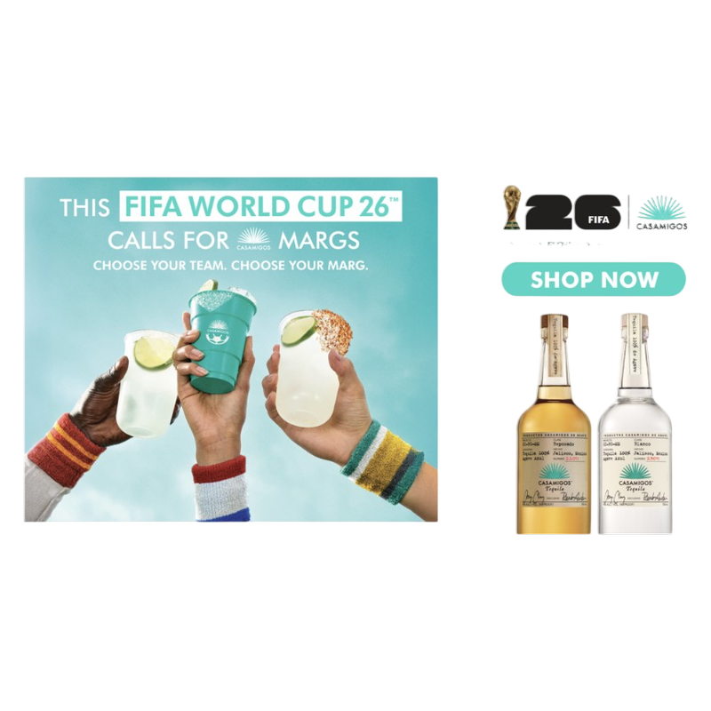 Casamigos Tequila Fifa Pack 2pk 375ml Bottle