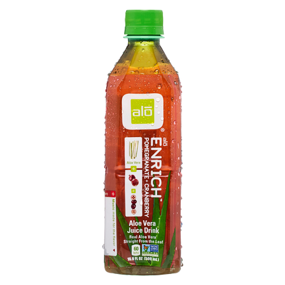 Alo Enrich Pomegranate Cranberry Juice 16.9oz Btl