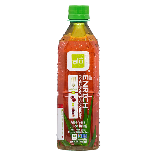 Alo Enrich Pomegranate Cranberry Juice 16.9oz Btl