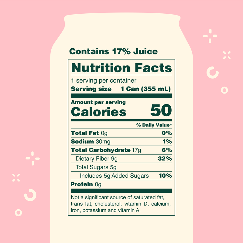 Olipop Peaches & Cream 12oz Can