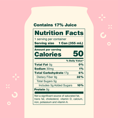 Olipop Peaches & Cream 12oz Can