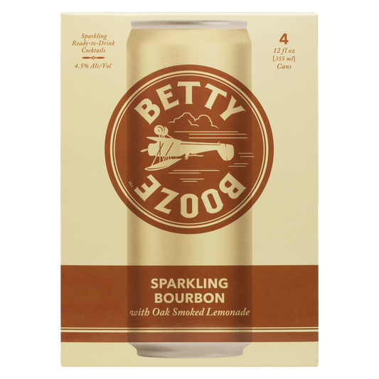 Betty Booze Sparkling Bourbon Lemonade 4pk 12oz Can