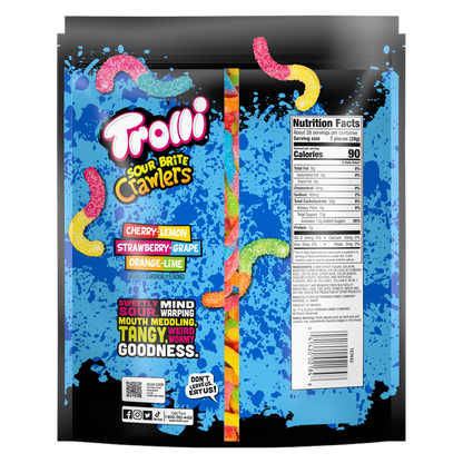 Trolli Sour Brite Crawlers Big Bag, 28.8oz
