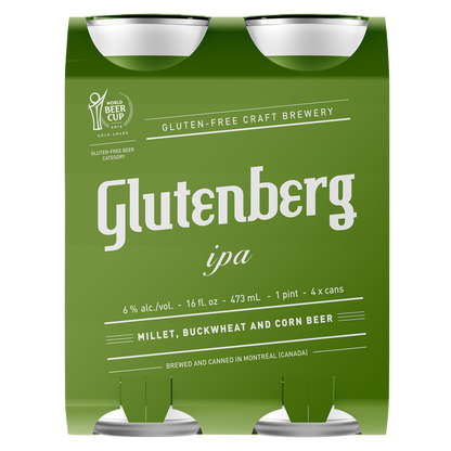 Glutenberg IPA Gluten Free 4pk 16oz Can