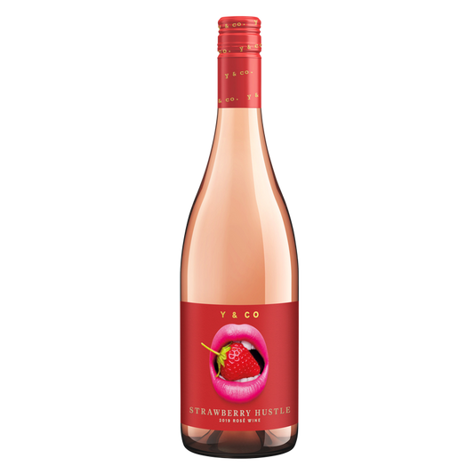 Y & Co Strawberry Hustle Rose 750 ml