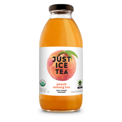 Just Ice Tea Peach Oolong Tea 12oz Btl