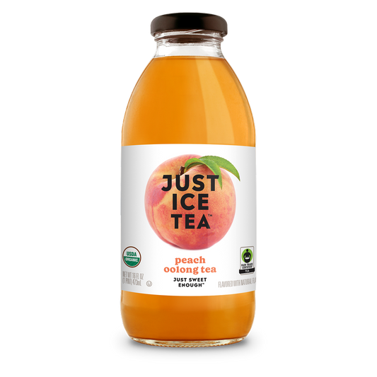 Just Ice Tea Peach Oolong Tea 12oz Btl