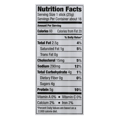 Essential Everyday Honey Brown Sugar Turkey Sausage Snack Sticks 14oz