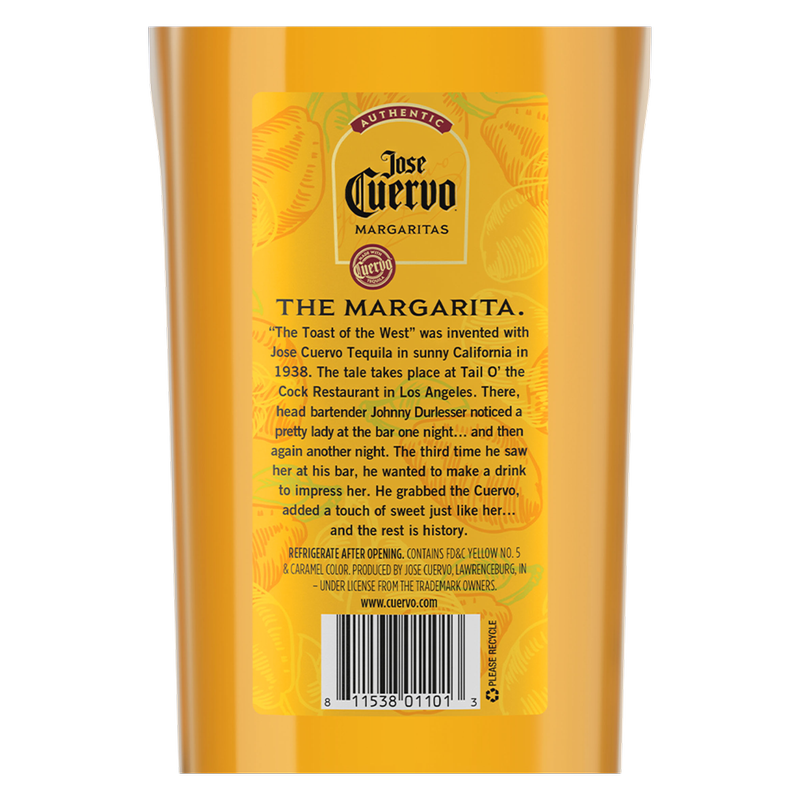 Jose Cuervo Authentic Margarita Mango Ready to Drink Cocktail 1.75L 9.95% ABV