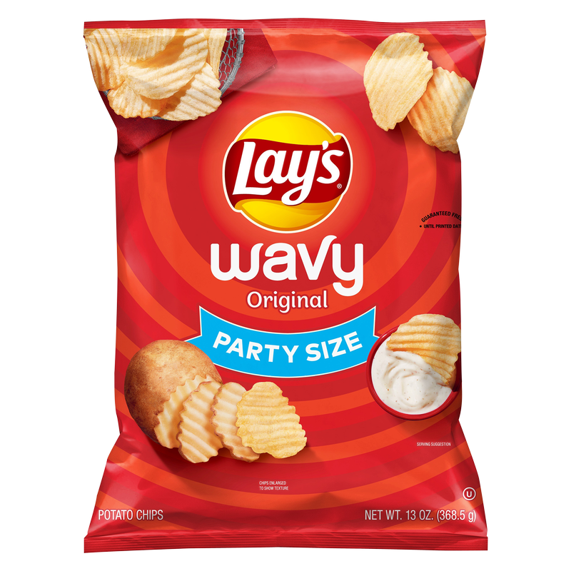 Lay's Wavy Original Potato Chips 13oz