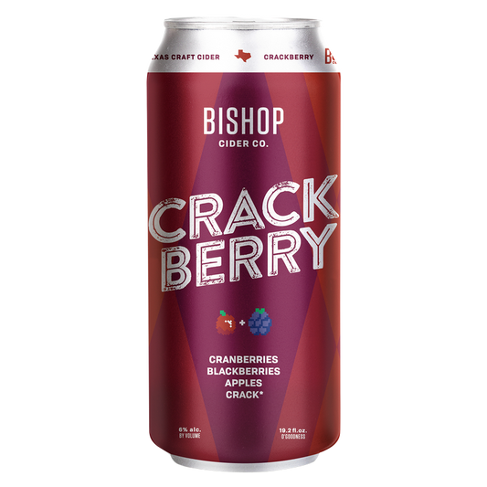 Bishop Crackberry Cider Single 19.2oz Can
