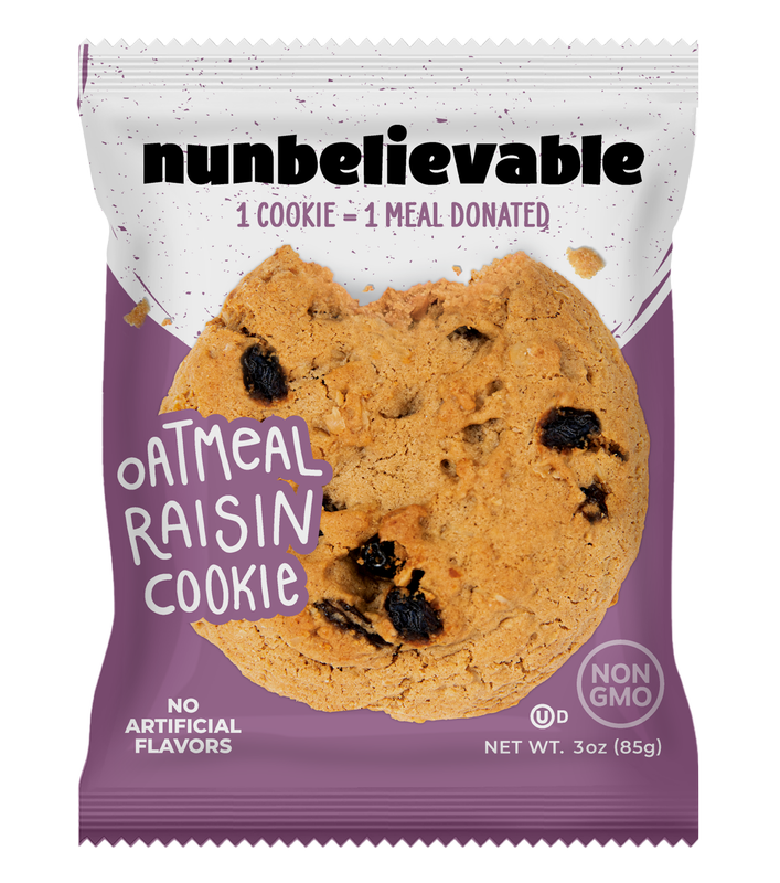 Nunbelievable Oatmeal Raisin Artisanal Cookie 3oz
