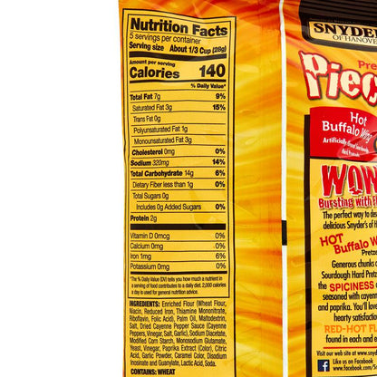 Snyder's Hot Buffalo Wing Pretzel Pieces 5oz