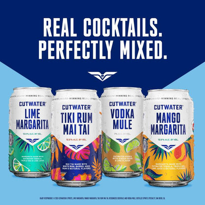 Cutwater Spicy Pineapple Margarita 4pk 12oz 10% ABV