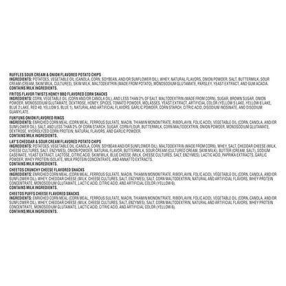 Frito Lay Snacks Family Fun Mix Variety Packs 18ct