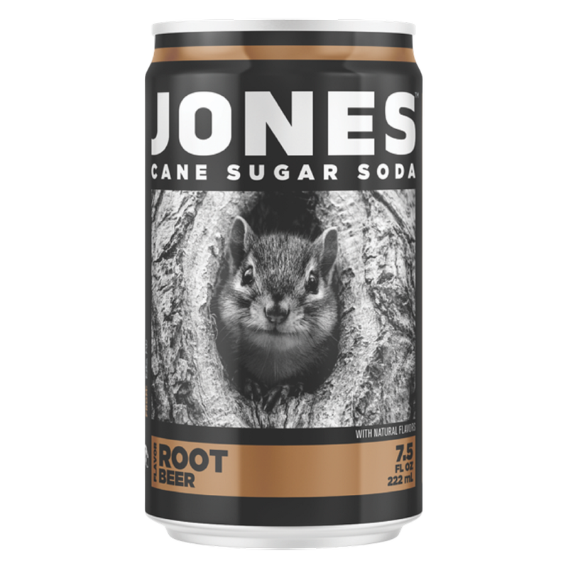 Jones Soda Root Beer 4pk 7.5oz Mini Can