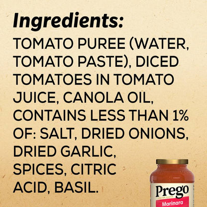 Prego Marinara Pasta Sauce, 23oz.