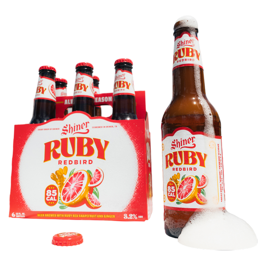 Shiner Bock Ruby Redbird 6pk 12oz Btl 4% ABV