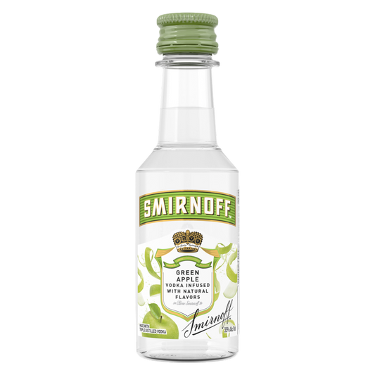 Smirnoff Green Apple Vodka 50ml (70 Proof)
