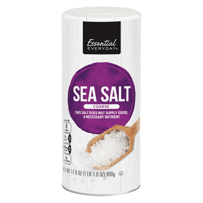 Coarse Sea Salt, 17.6oz.