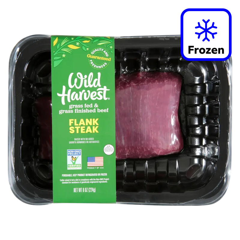 Grass Fed Flank Steak (Frozen) - 8oz