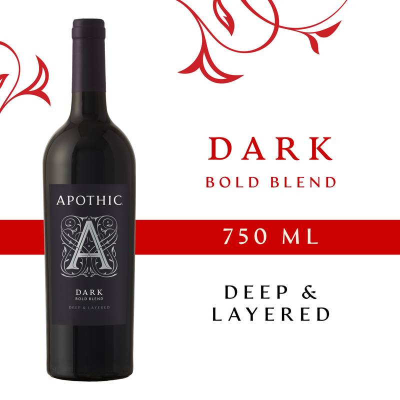 Apothic Dark Red Blend 750ml
