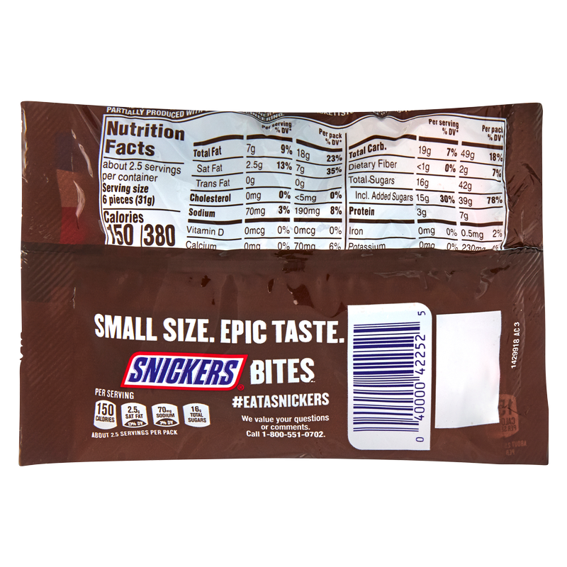 Snickers Unwrapped Bites 2.83oz