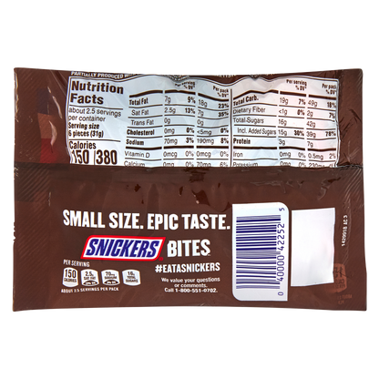 Snickers Unwrapped Bites 2.83oz