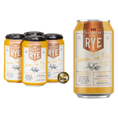 Sagamore Lemon Tea Fizz 4pk 12oz Cans