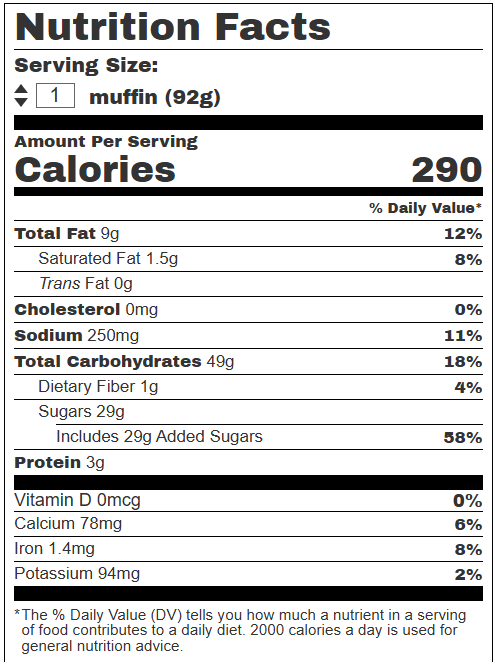 Rubicon Bakers Vegan Cinnamon Toast Muffins, 13 oz