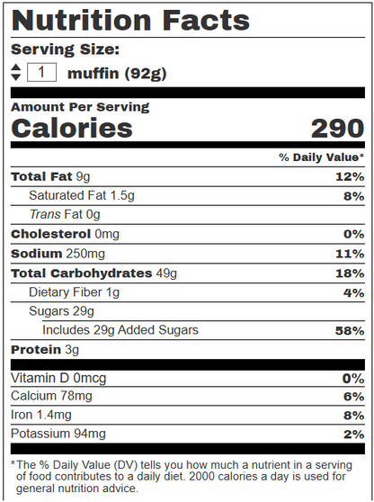 Rubicon Bakers Vegan Cinnamon Toast Muffins, 13 oz