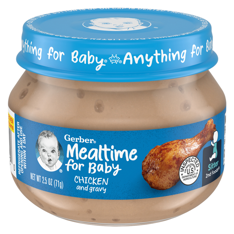Gerber 2nd Foods Chicken & Gravy Baby Food, 2.5oz