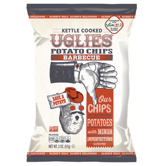 Uglies Kettle Cooked Barbecue Potato Chips 2oz