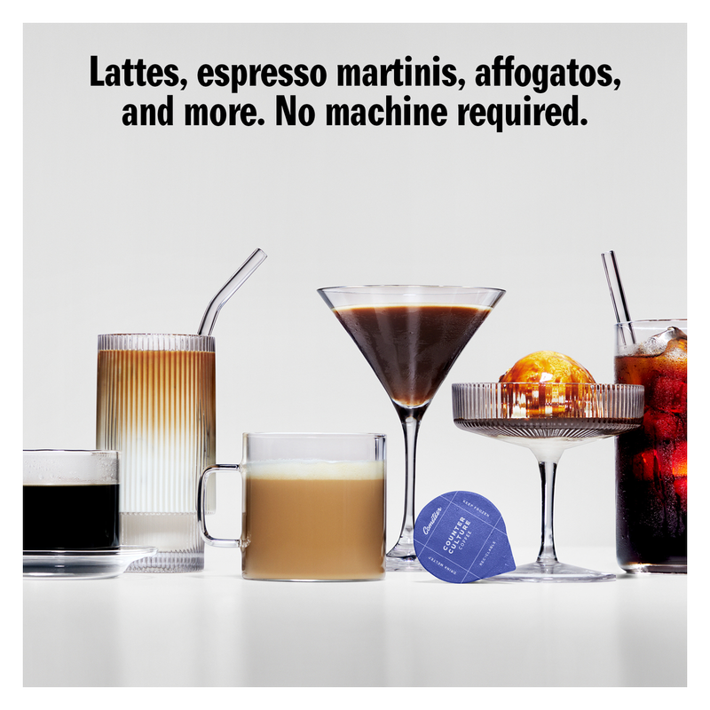 Cometeer Coffee & Latte Medium Roast Machine-Free Capsules Counter Culture 4 ct
