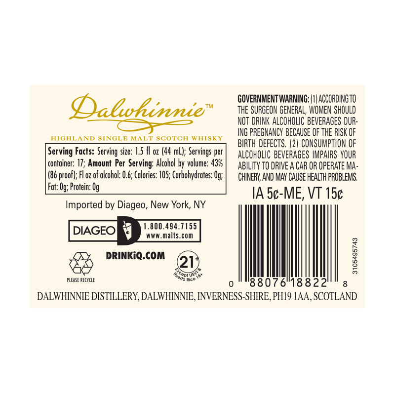 Dalwhinnie Distiller's Edition 750ml