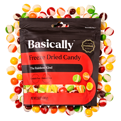 Basically Premium Rainbow Freeze Dried Candy 2.6oz