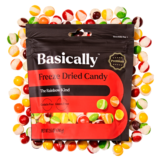 Basically Premium Rainbow Freeze Dried Candy 2.6oz