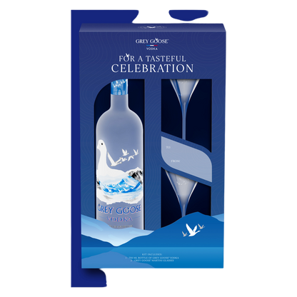 Grey Goose Vodka Gift Set 750ml (80 Proof)