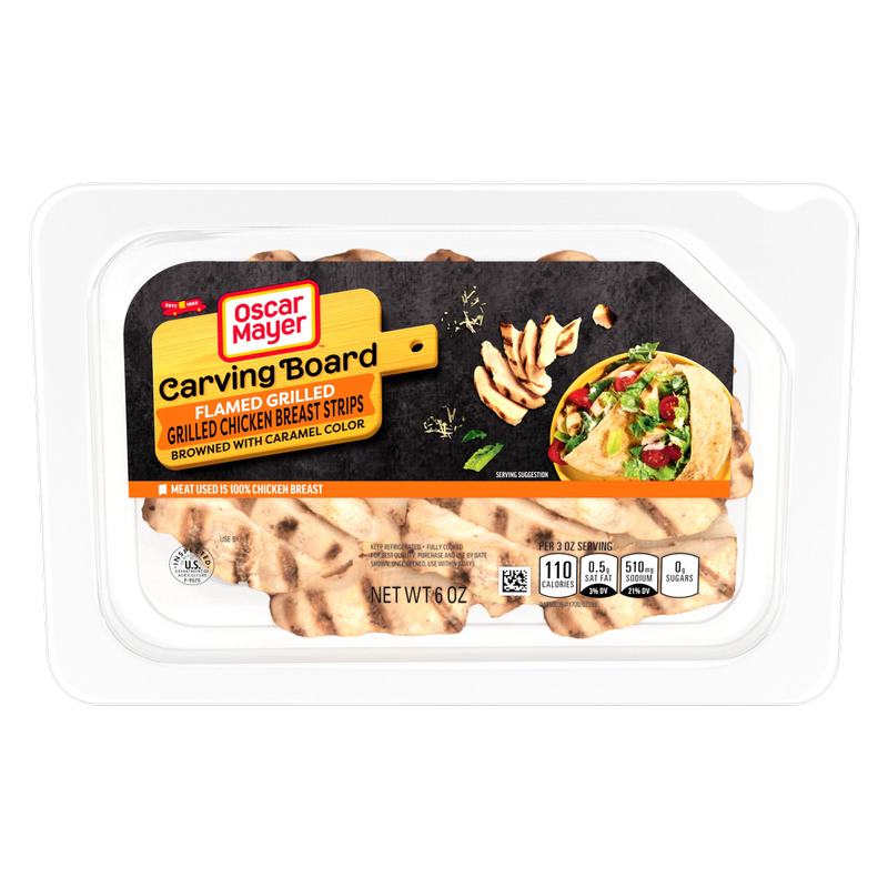 Oscar Mayer Grilled Chicken Breast Strips - 6oz